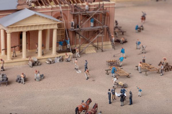 St James’ Church Under Construction on Gadigal Country model