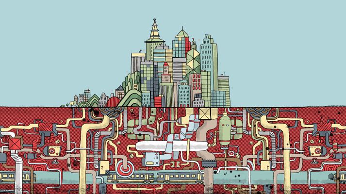 How Cities Work illustration.