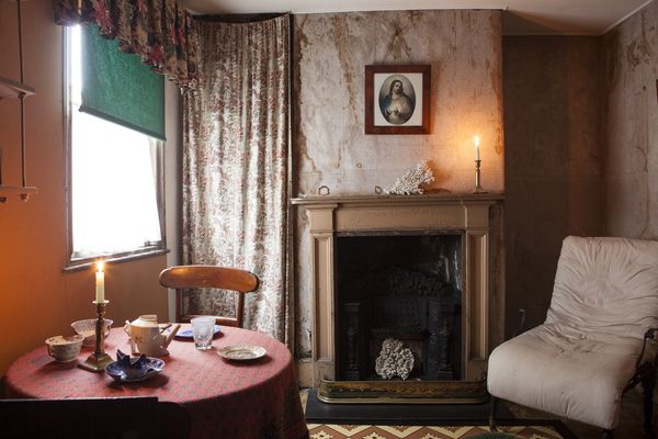 View of the parlour, 60 Gloucester Street, Susannah Place Museum