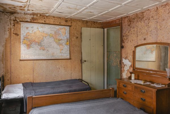 View of the front bedroom, 62 Gloucester Street, Susannah Place