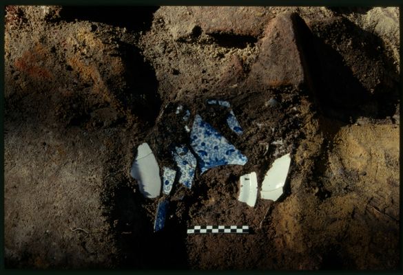 Documentation of First Government House archaeological dig site, 1990