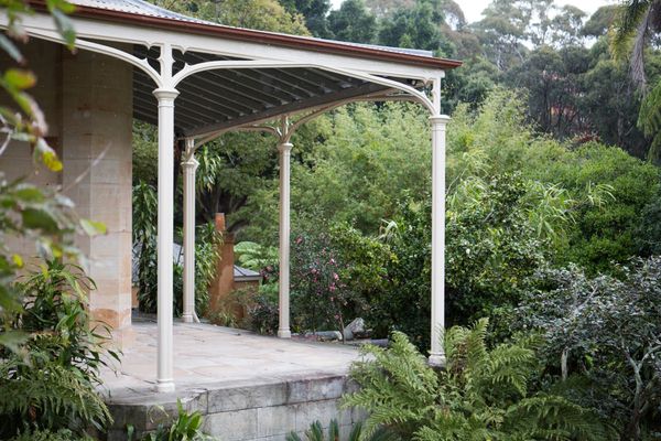 The Vaucluse House verandah