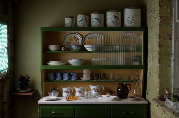 Ellen Marshall’s kitchen dresser